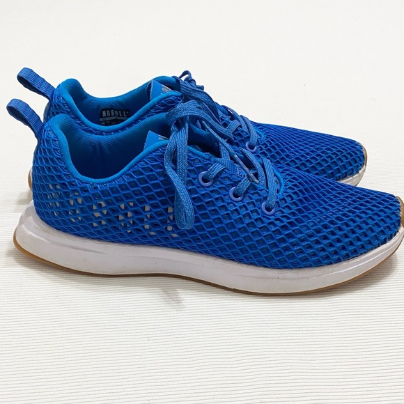 NOBULL Blue Mesh Runner Sneakers M7 W8.5 - Picture 2 of 11